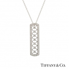 Tiffany & Co. Platinum Diamond Pendant